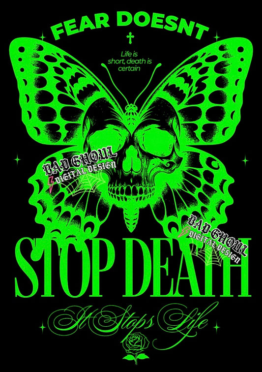 Fear Doesnt Stop Death PNG Download