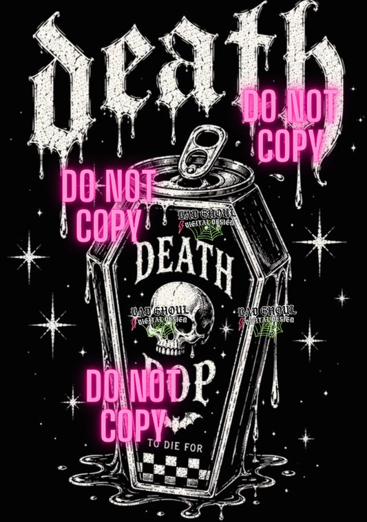 Death Pop PNG DOWNLOAD| Black Fabric