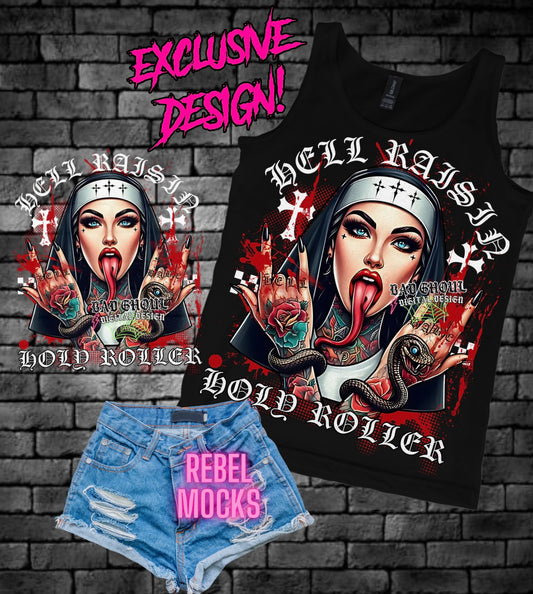 EXCLUSIVE Hell Raisin Holy Roller  PNG Download