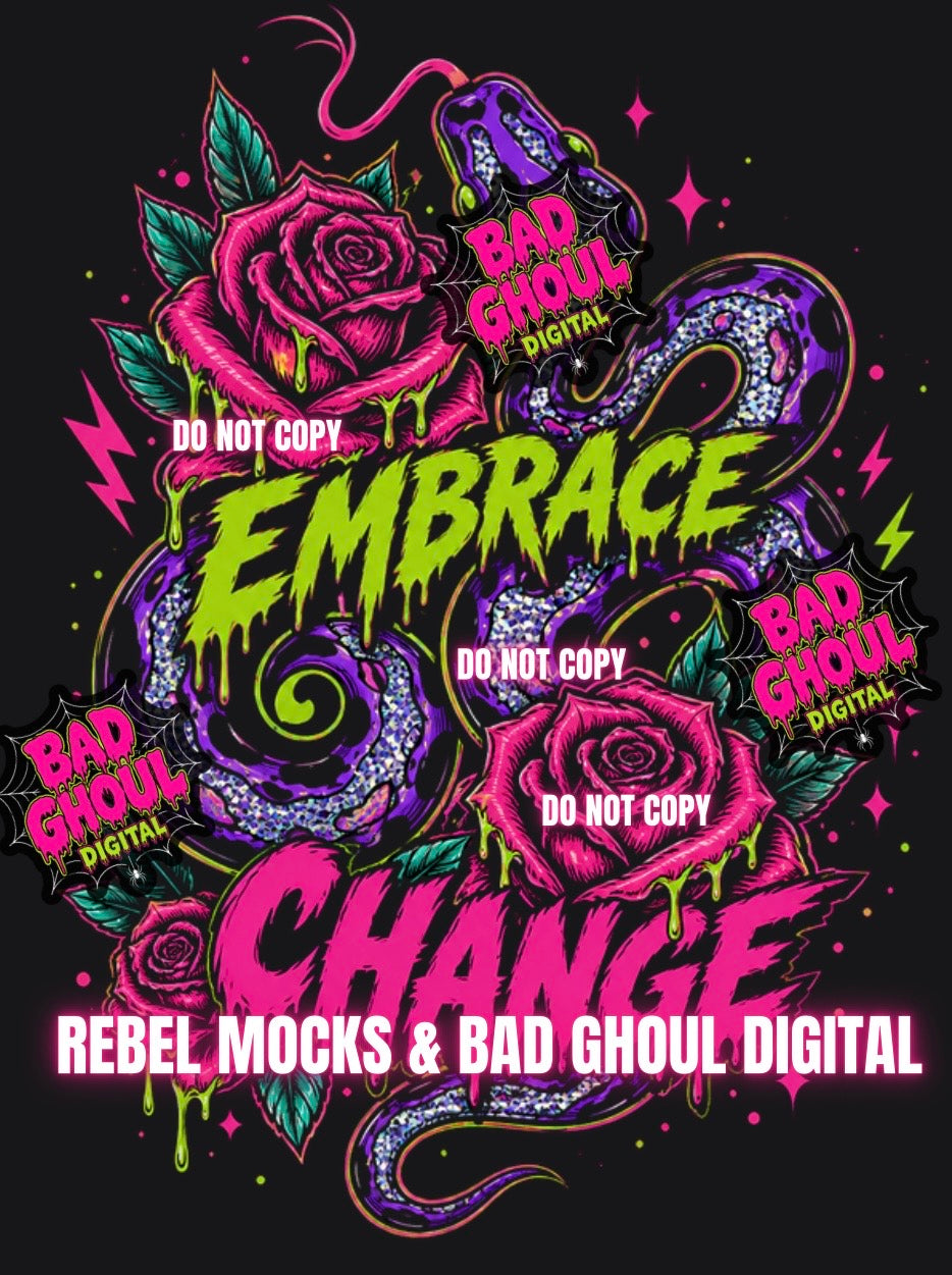 Embrace Chage| Black Fabric|PNG DOWNLOAD
