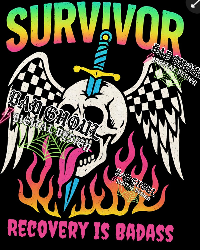 Survivor Black Fabric Only PNG Download