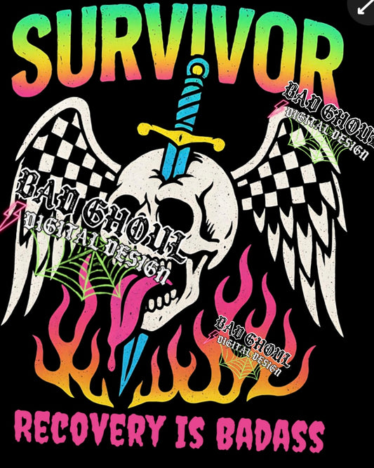 Survivor Black Fabric Only PNG Download