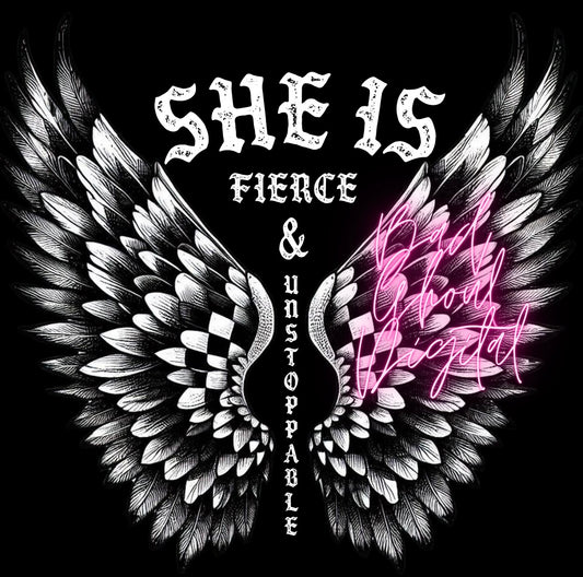 She is Fierce PNG download