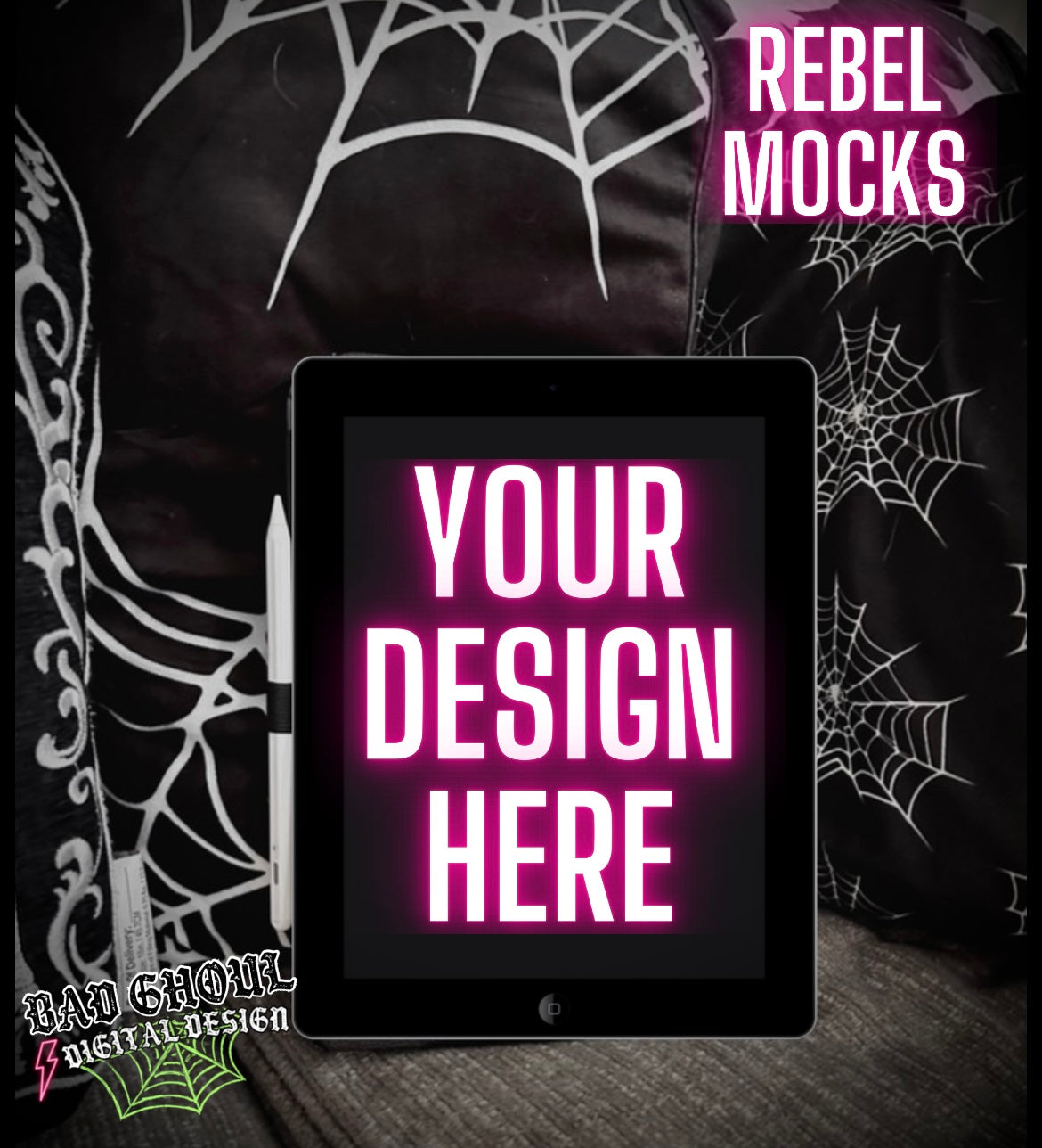 Ipad Flat Lay Mock UP