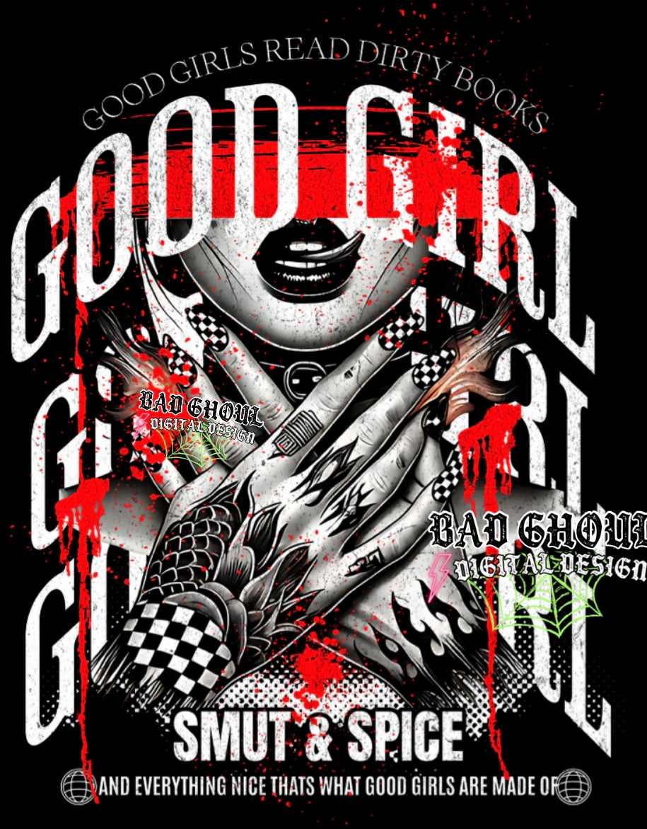 Exclusive Good Girl PNG Download - Black Fabric Only