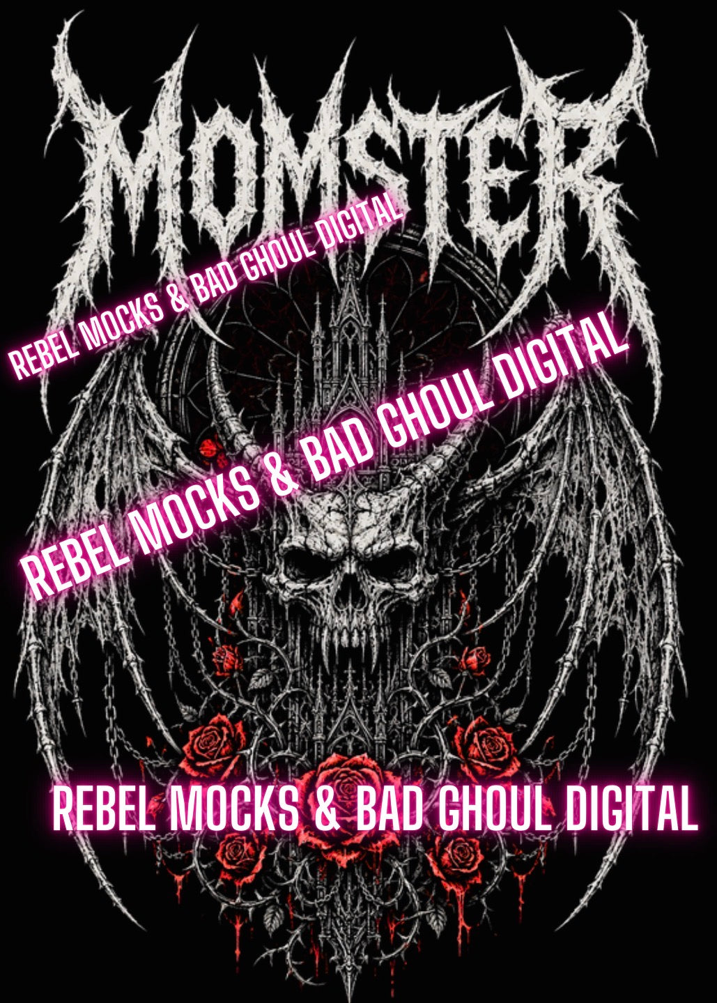 Momster| PNG DOWNLOAD BLACK FAB ONLY