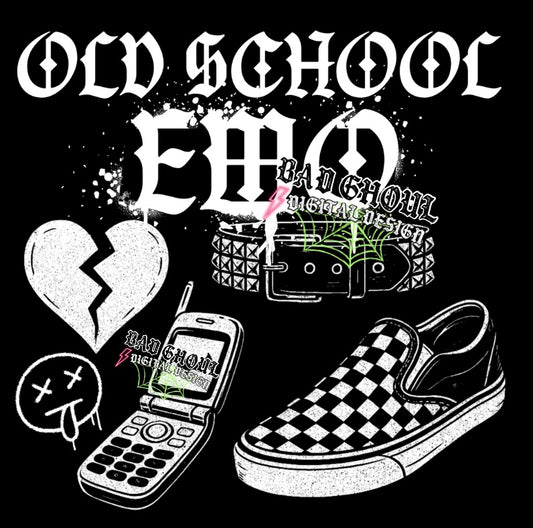 Old School PNG Download Black Fabric Only