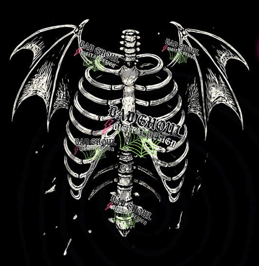 Ribcage PNG DOWNLOAD Black Fab Only