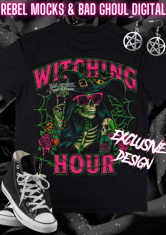 Exclusive Witching Hour  PNG DOWNLOAD Black Fabric ONLY