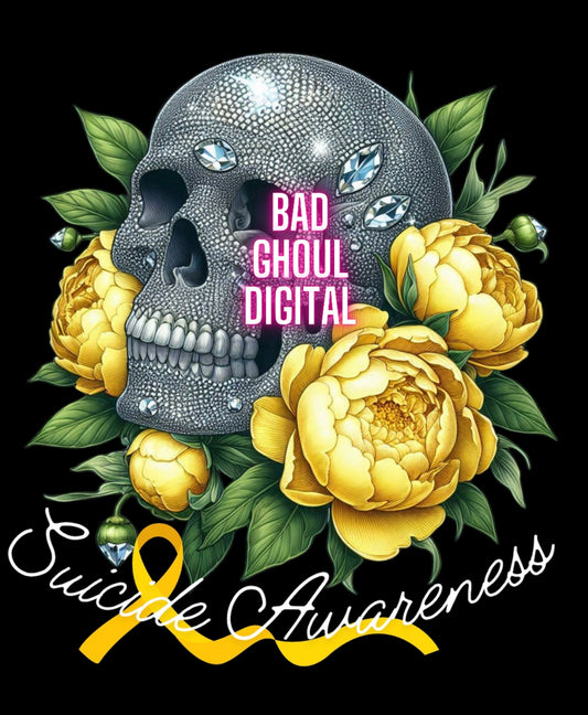 Semi Exclusive- 3 Vendors Suicide Awareness PNG Download DTF