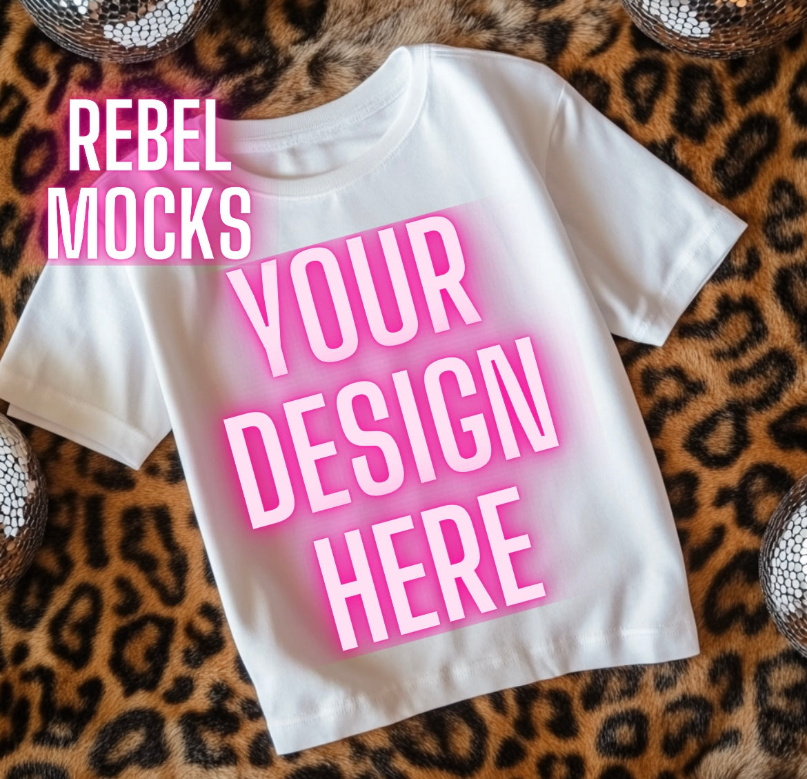 White Tee Flat Lay Mock Up TRENDING