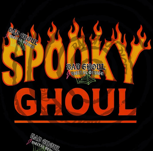 Spooky Ghoul PNG DOWNLOAD black Fab Only
