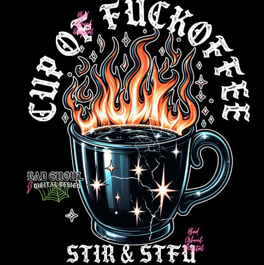 Cup Of Fuckoffee Download PNG sub and DTF friendly