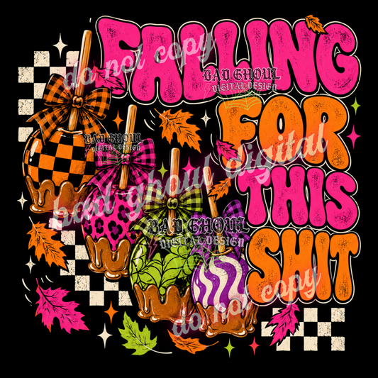 Falling for this shit | PNG DOWNLOAD BLACK FAB ONLY