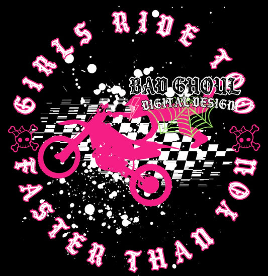 Girls Ride Too PNG Download