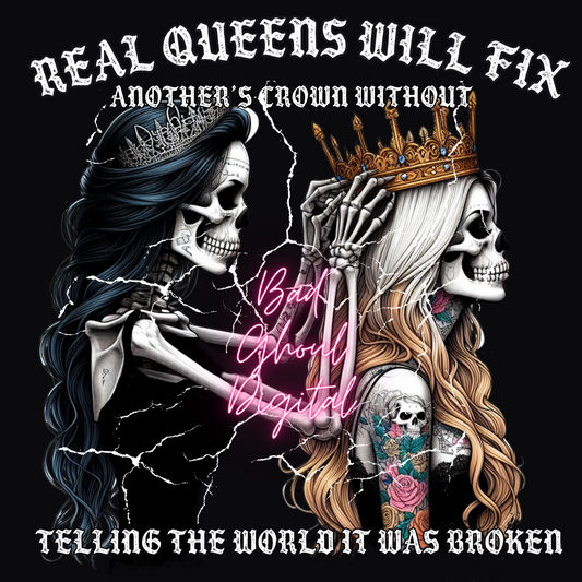 Real Queens PNG Download sub & DTF friendly