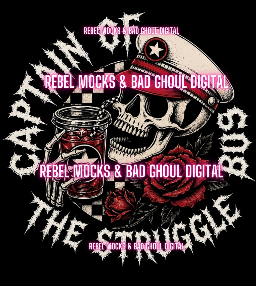 Captain | Black Fabric Ultra Grunge |PNG DOWNLOAD