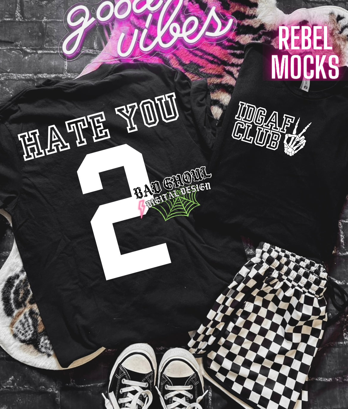 Idgaf Club PNG Download black and white files