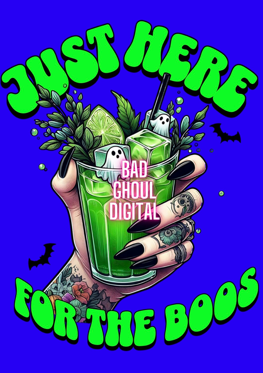 Just Here For The Boos PNG Download