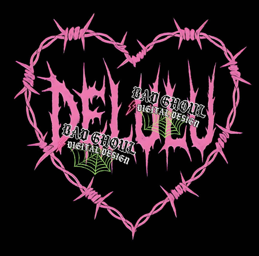 Delulu PNG DOWNLOAD very grunge file
