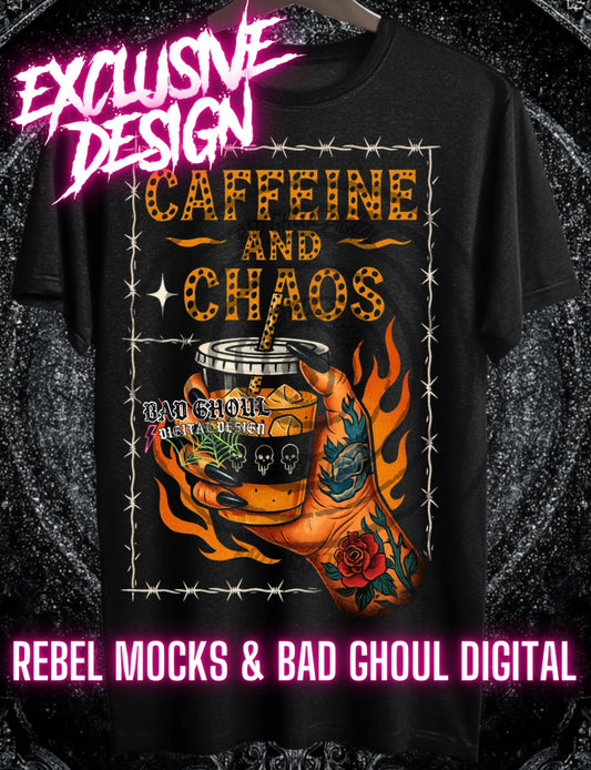Exclusive Caffeine & Chaos PNG DOWNLOAD
