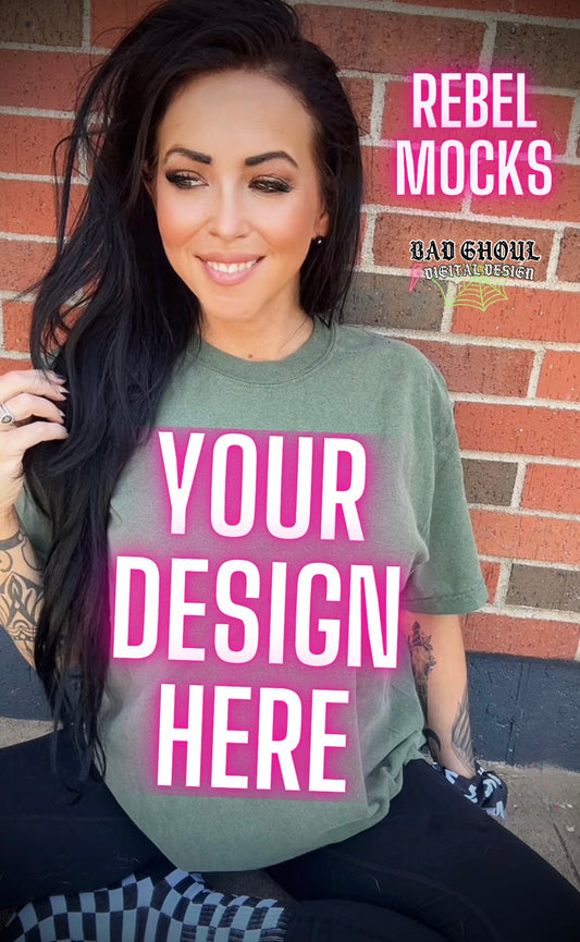 CC Hemp Trendy Model Mock Up