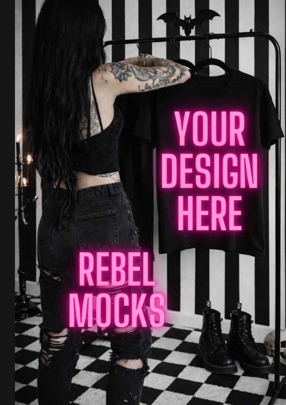 Rebel Fierce - RF MOCKS & Bad Ghoul Digital Design – Rebel Mocks