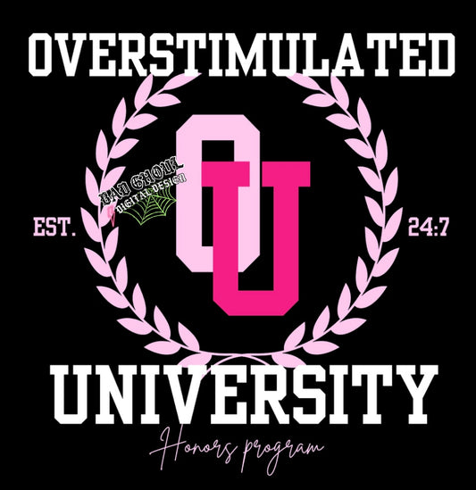 Overstimulated University PNG Download