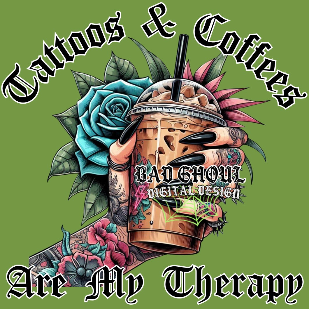 Tattoos and Coffees Download PNG Sub friendly