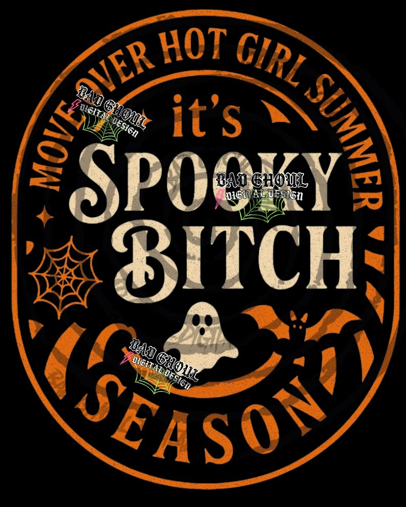 Spooky Bitch PNG DOWNLOAD Black Fab Only