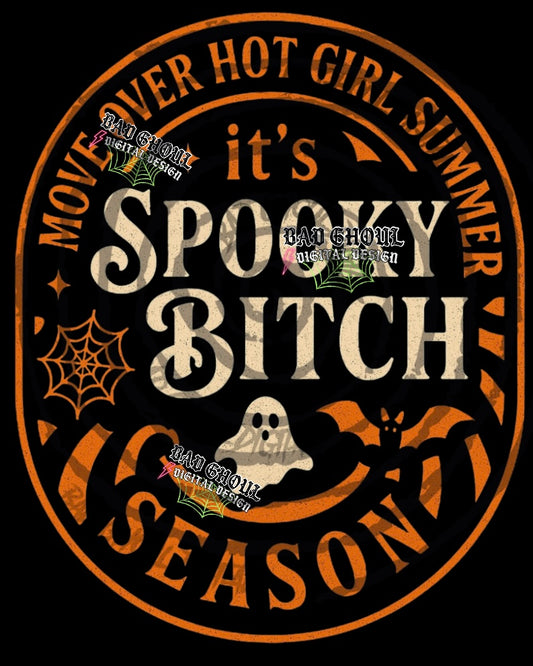 Spooky Bitch PNG DOWNLOAD Black Fab Only