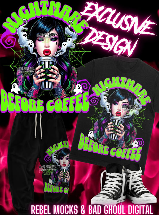 EXCLUSIVE  Nightmare Before coffee PNG Download