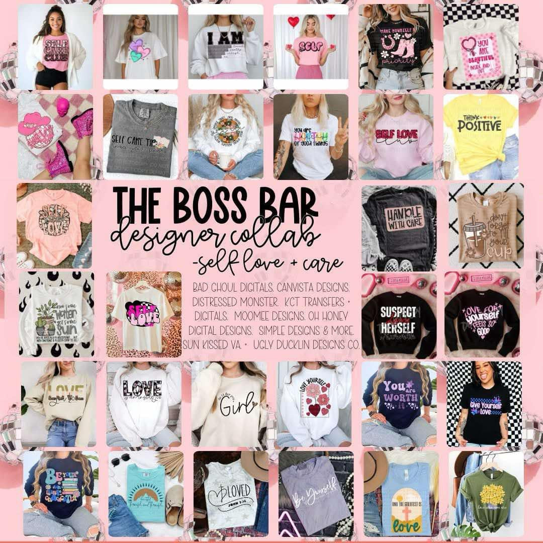 The Boss Bar January Designers Collab- LIMITED 5 Spots only PNG Download