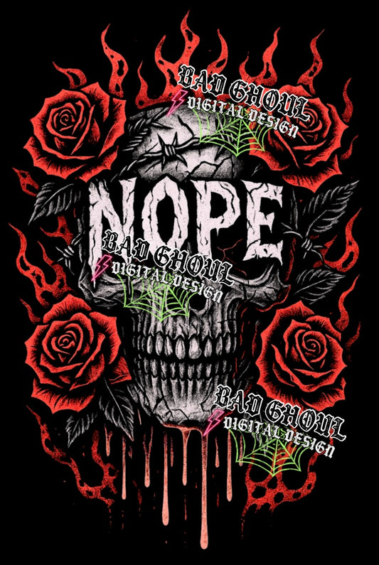 Nope PNG DOWNLOAD Black Fab Only