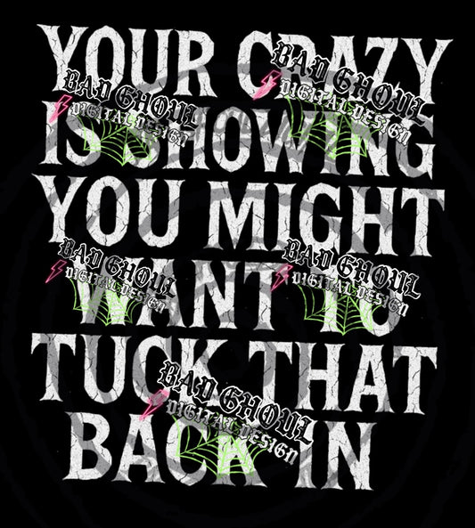 Your Crazy is showing PNG DOWNLOAD