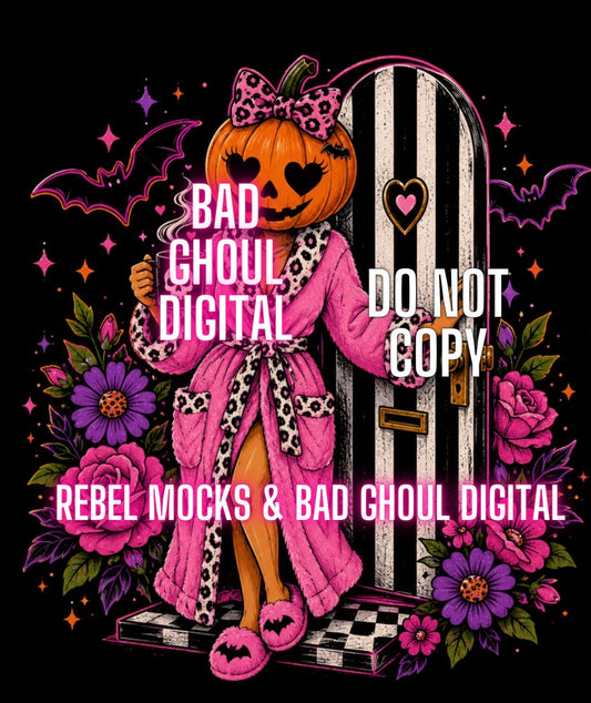 FALL Ghoul | PNG DOWNLOAD | Black Fabric Only