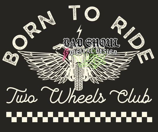 Born To Ride PNG Download