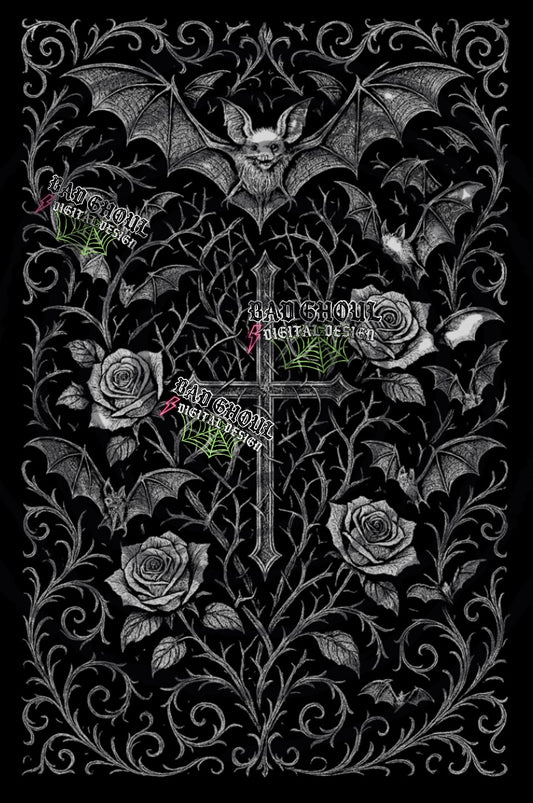 Gothic PNG DOWNLOAD Black Fabric Only