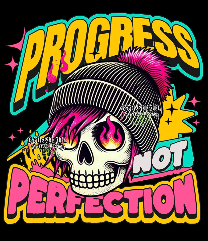 Progress Not Perfection PNG Download