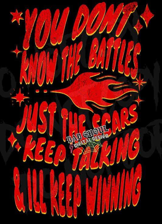 You Dont Know The Battles PNG Download