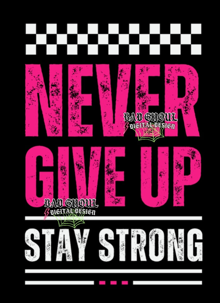 Never Give Up PNG Download