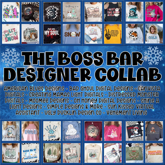The Boss Bar Designers Collab- LIMITED 5 Spots PNG Download
