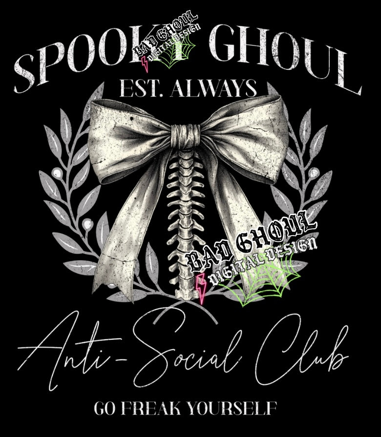 Spooky Ghoul Coquette PNG Download