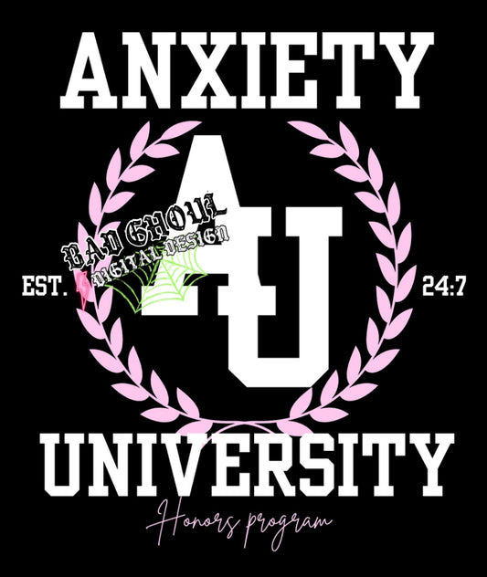 Anxiety University  PNG Download With Sleeve