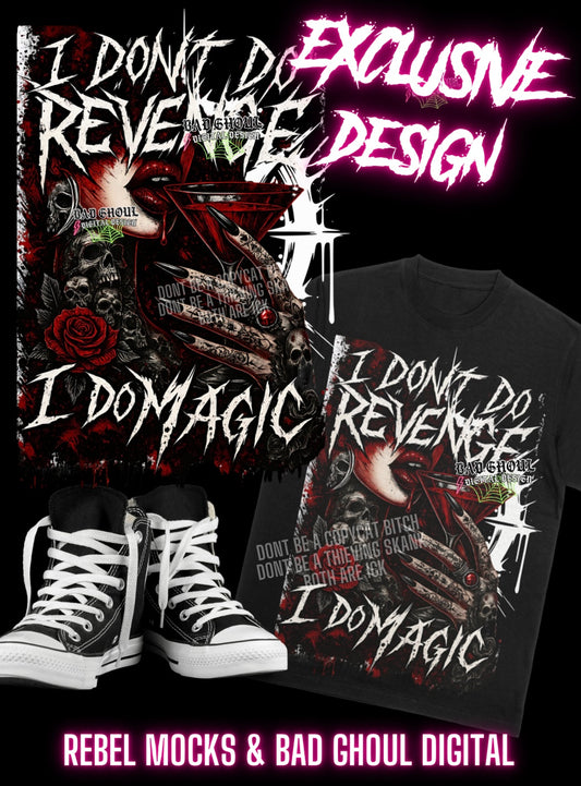 EXCLUSIVE I Do Magic Black Fabric ONLY PNG Download