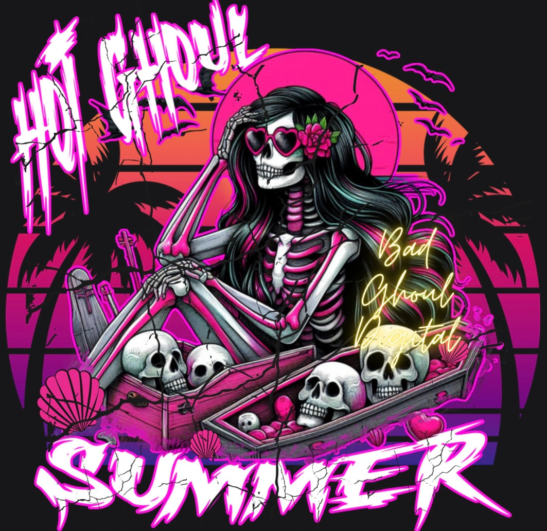 Hot Ghoul Summer PNG Download DTF