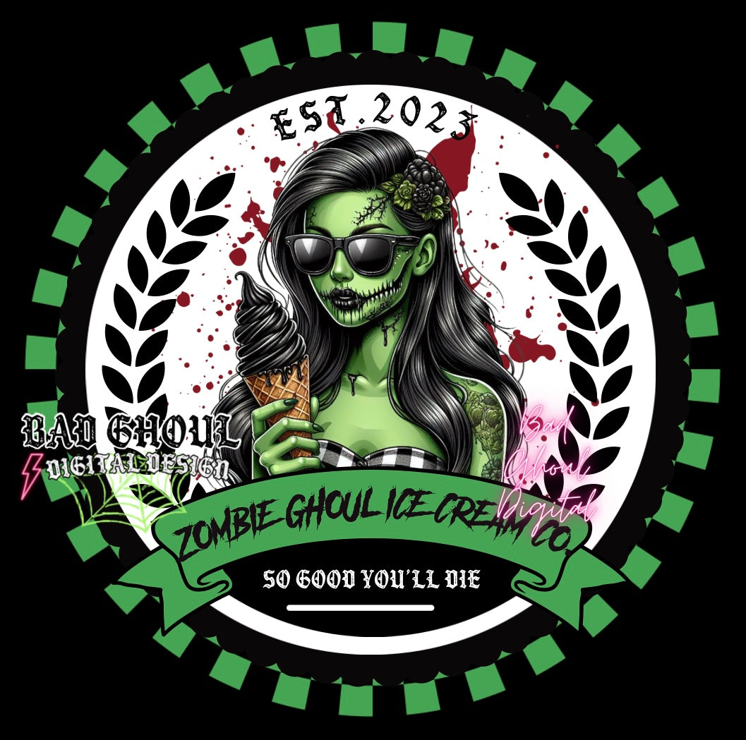 Zombie Ghoul Ice cream Co. PNG Download