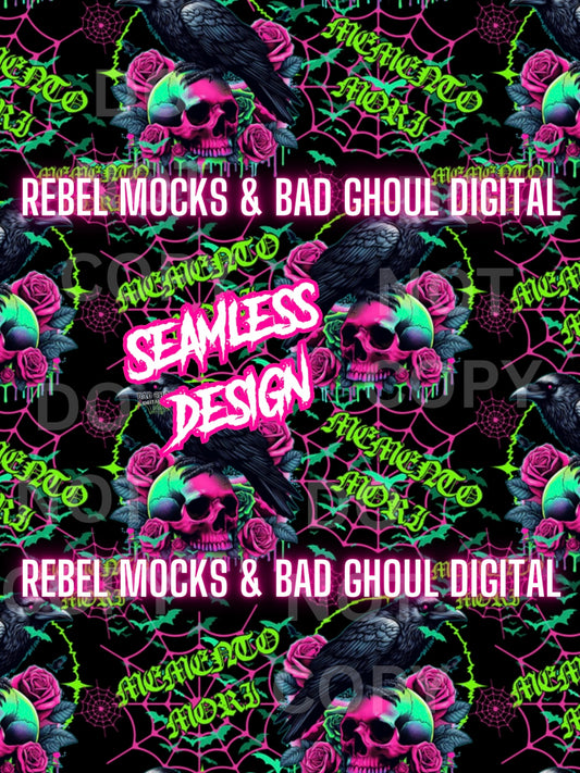 Memento Mori Seamless PNG Download
