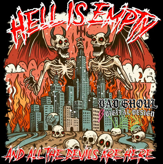 Hell is Empty PNG Download