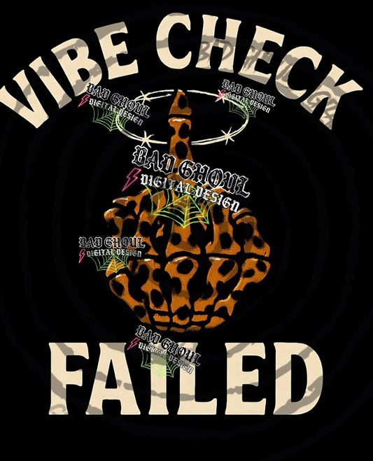 Vibe Check PNG DOWNLOAD Black Fab Only